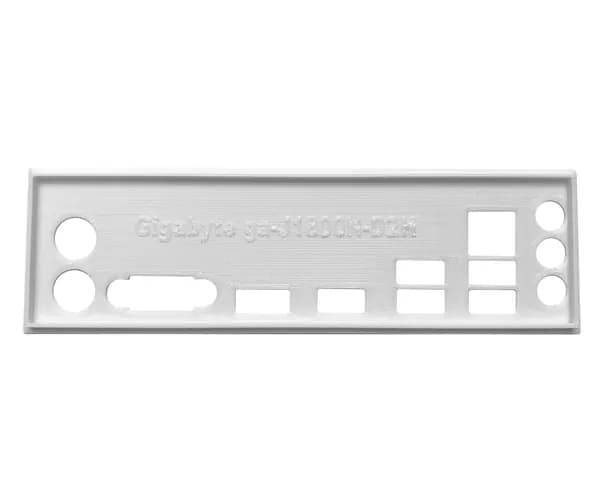 Заглушка для компьютерного корпуса к материнской плате Gigabyte GA-J1800N-D2H white