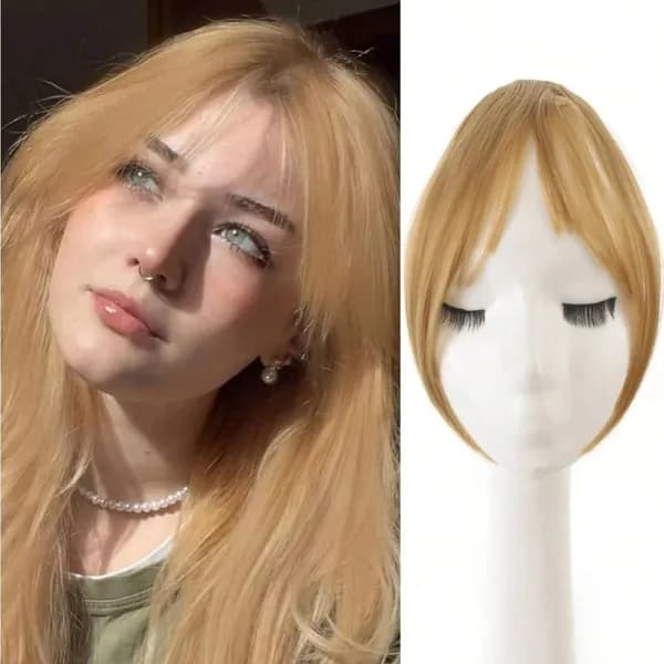 Французская косая челка