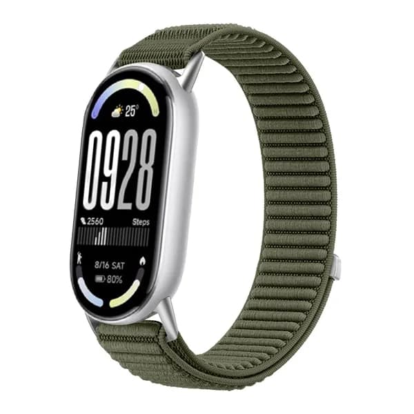 Дышащий нейлоновый ремешок для Xiaomi MiBand 10/9, Мужской женский спортивный ремешок для Xiaomi Band 8