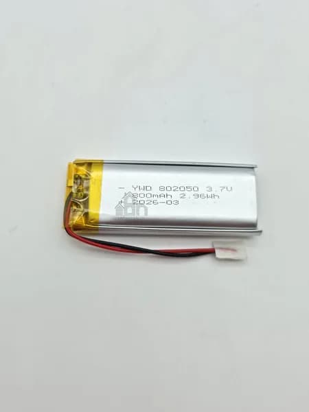 Аккумулятор Li-pol, 802050, 3.7V, 800mAh