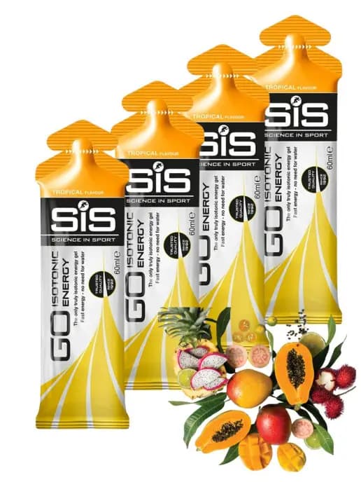Углеводный гель изотоник SIS Go Isotonic Gel, набор из 4 шт