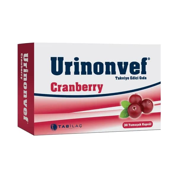 Urinonvef Клюква 30 мягких капсул