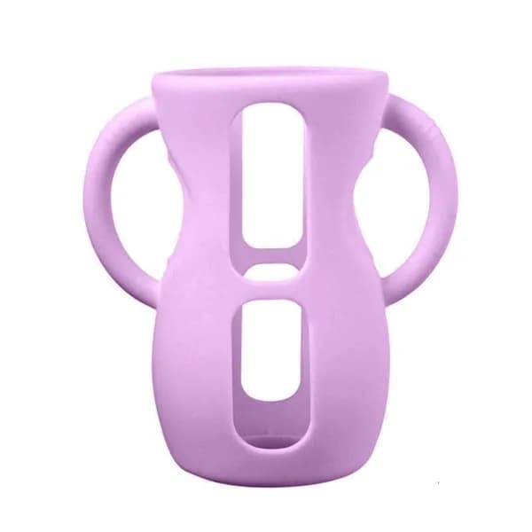 Чехол силиконовый для детской бутылочки, Фиолетовый - 240ml