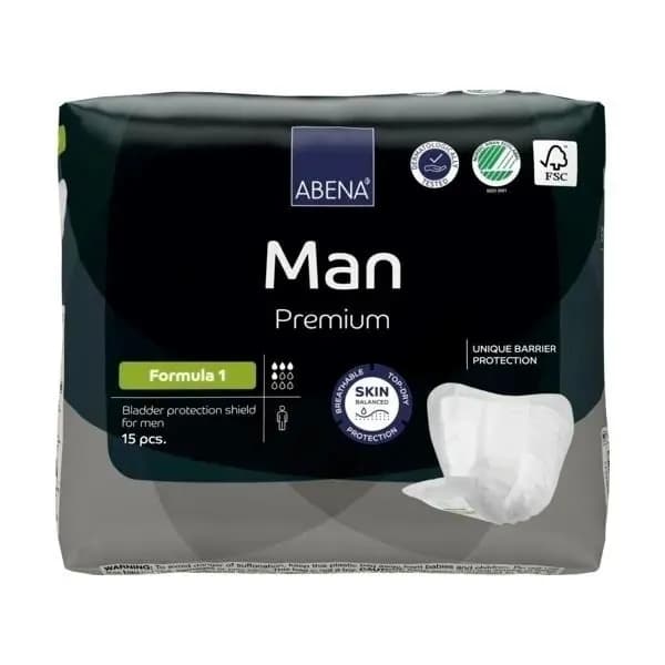 Прокладки для мужчин Abena Man Formula 1, 15 шт.