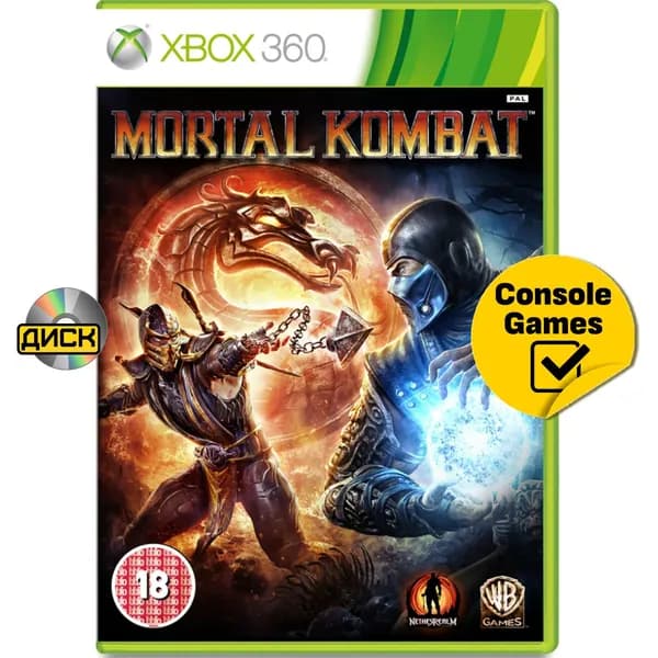 Игра Xbox 360 Mortal Kombat (английская версия) (XBox 360, Английская версия)