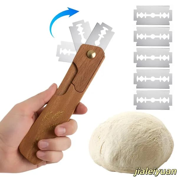 Деревянный резак для теста с регулируемым лезвием