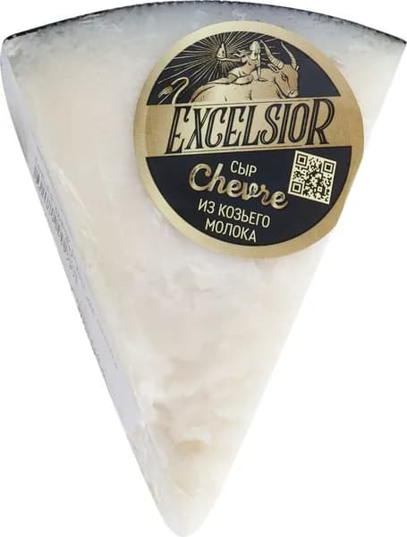 Сыр из козьего молока EXCELSIOR Chevre 50%, без змж, весовой, 0.3 кг