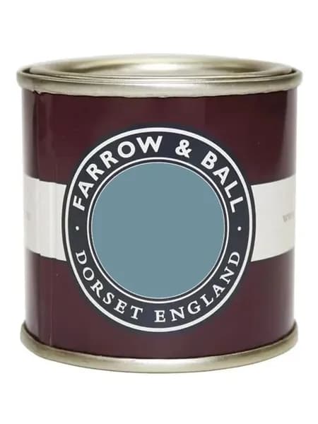 Краска для мебели и декора ультраматовая, меловая краска Farrow & Ball Estate Emulsion цвет 86 Stone Blue, 100 мл
