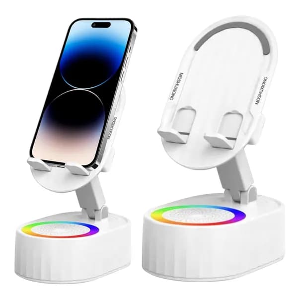 Умная Bluetooth-колонка с подставкой, функцией обратной зарядки, семицветной подсветкой и высококачественным звучанием