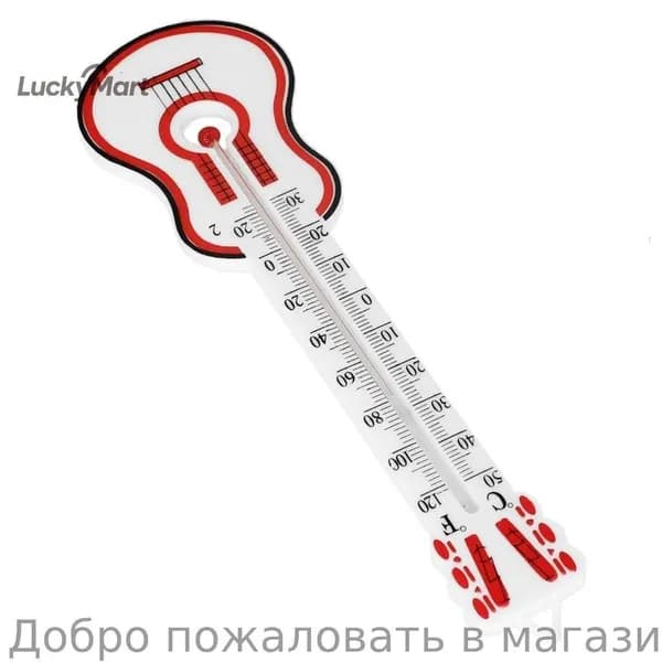 Гигротермометр в форме гитары