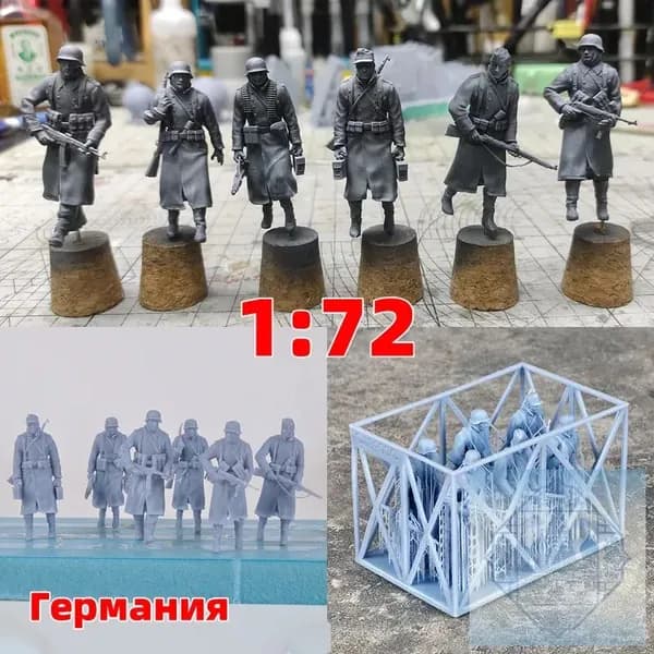 Cor 1/72 сборная модель солдат