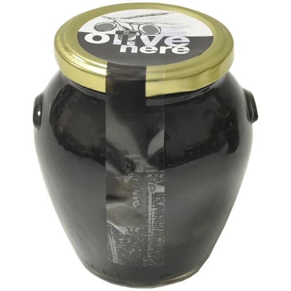 CEZONI Оливки черные гигантские с косточкой, 290 г