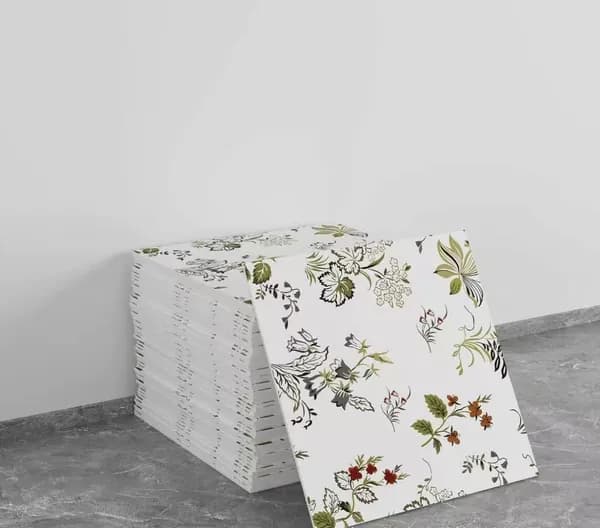 Эксклюзивные моющиеся обои для кухни 30x30 см с фольгой, 10 самоклеющихся панелей
