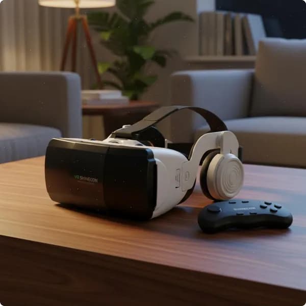 VR-очки 3D для игр и фильмов, с кнопками управления