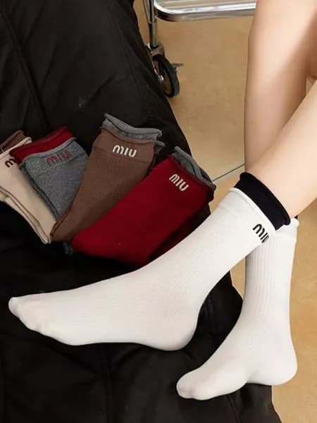 Носки Miu Miu женские Wazi, 1 пара