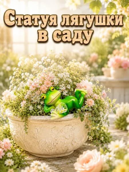 Фигурка садовая