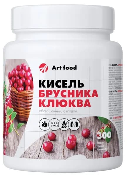 Кисель Артлайф  Брусника-Клюква, 300 г