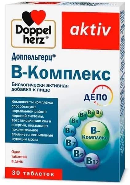 Доппельгерц В-Комплекс, таблетки 315 мг, 30 шт.