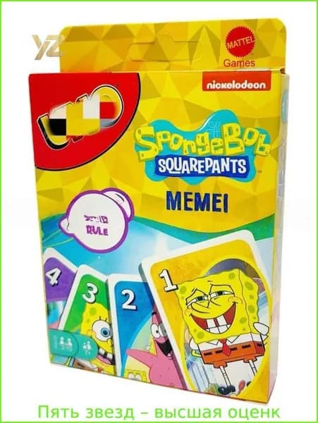 UNO карточная настольная игра Uno Classic -популярная мультяшная головоломка, многопользовательская игра Party solitaire