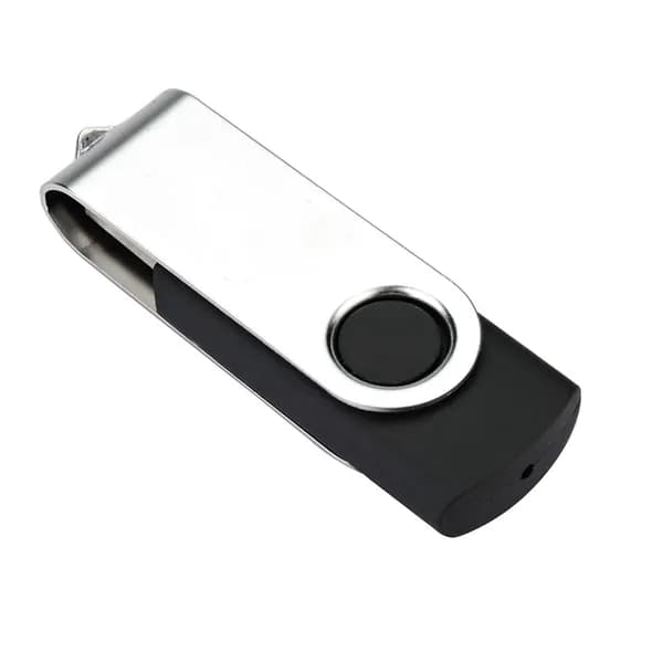 USB 2.0 флеш-накопитель (память, USB-накопитель) 128 МБ, цвет: черный.
