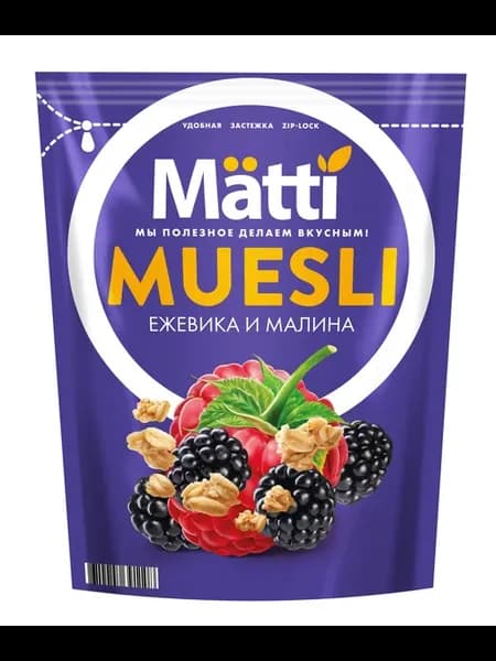 Мюсли малина и ежевика 250г