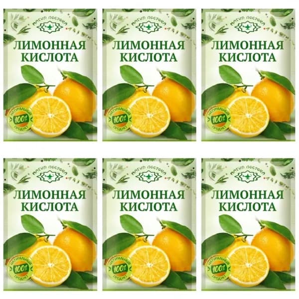 Магия Востока Кислота лимонная Экстра, 10г, 6шт