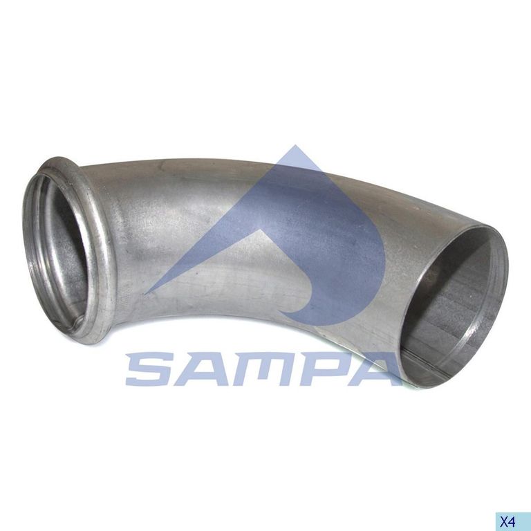 Труба приемная глушителя для Вольво FH арт 031375 SAMPA