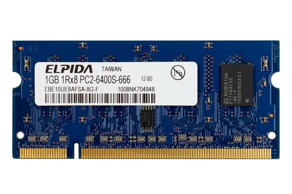Elpida Оперативная память DDR2, 800 МГц, 1 x (EBE10UE8AFSA-8G-F)