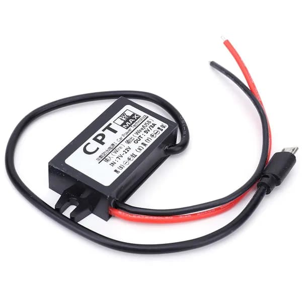 Понижающий DC-преобразователь 12 В 5 В, 3 А, USB-разъём Micro, для авто