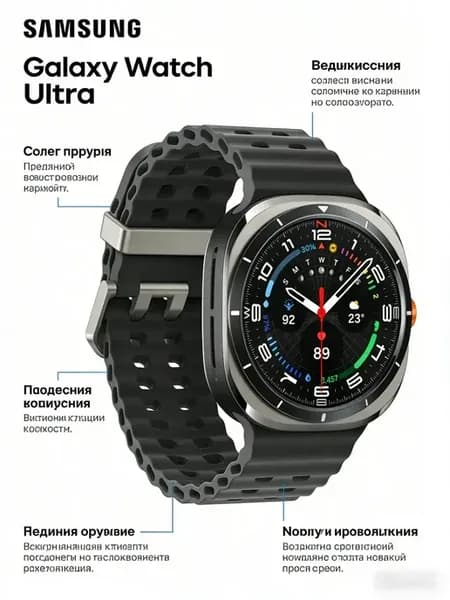 Galaxy Watch Ultra черный наручные часы