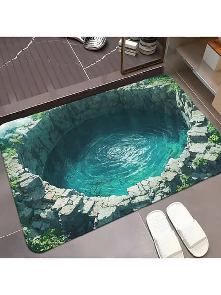 Коврик 50x80 см 3 мм 3d-эффект бежевый