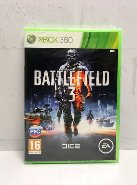 Battlefield 3 Полностью на русском Видеоигра на диске Xbox 360. Товар уцененный