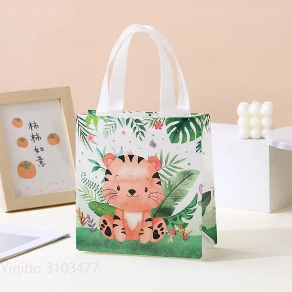 Детская сумка-тоут из нетканого материала, серия animal, 1 шт