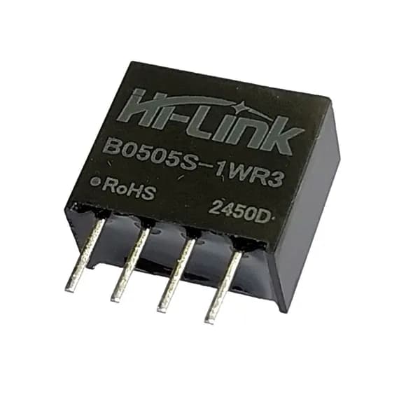B0505S-1W, Микросхема, Изолированный DC-DC преобразователь, вход 5В, выход 5В / 200мА / 1Вт, модель: B0505S-1WR3