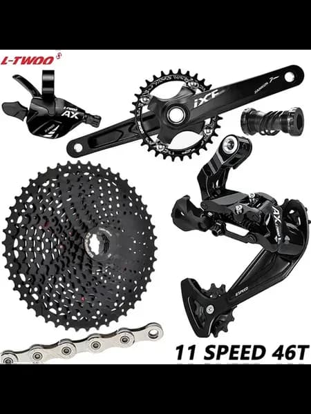 LTWOO 11-скоростная трансмиссия MTB 46T, черная