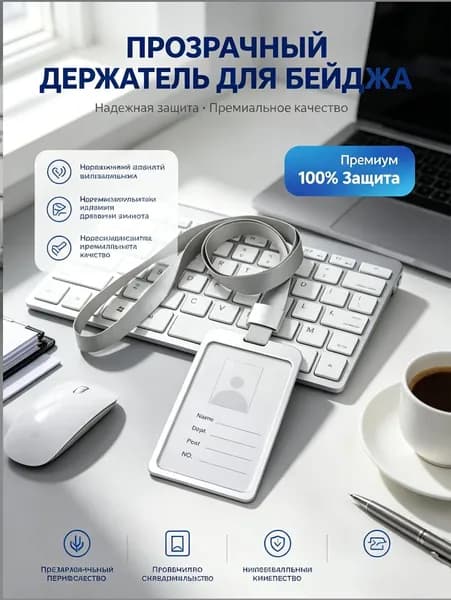 Бейдж из алюминиевого сплава чехол для пропуска