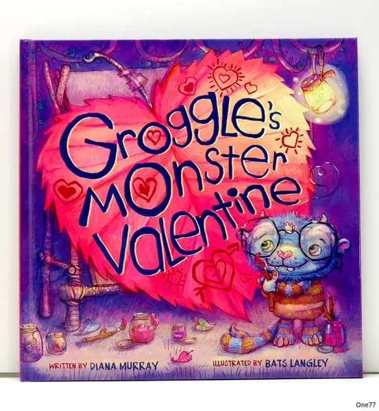 Groggle s Monster Valentine Diana Murray Детская иллюстрированная книга на английском языке