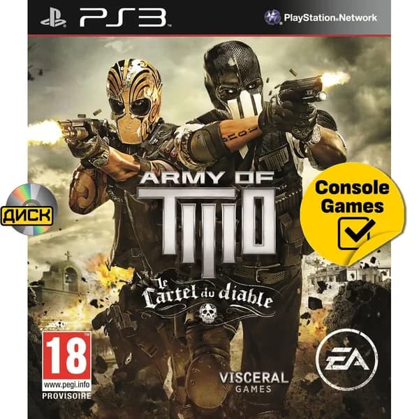 Игра Army Of Two The Devil's Cartel (английская версия) (PlayStation 3, Английская версия)