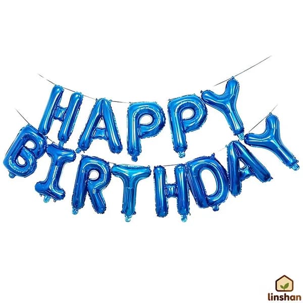 Воздушные шары с днем рождения, "HAPPY BIRTHDAY", украшение сцены празднования дня рождения
