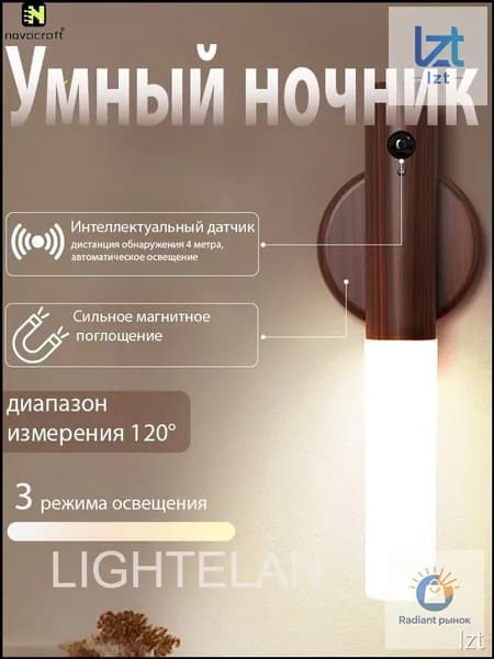 Настенный светильник, 1.2W, 3 Вт