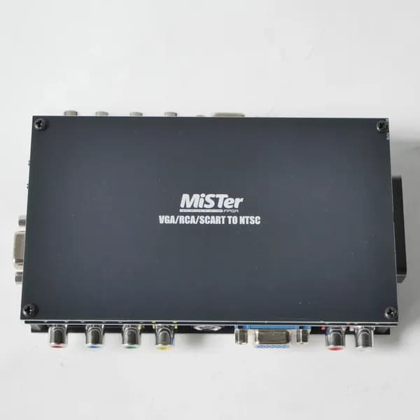 Компьютер с низким разрешением VGA MiSTer RGBS RGBHV, европейский стандарт Scart для S-терминала, поддерживает GUNCON