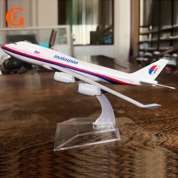 Металлическая Модель Самолета Boeing 747 Авиакомпании Malaysia Airlines