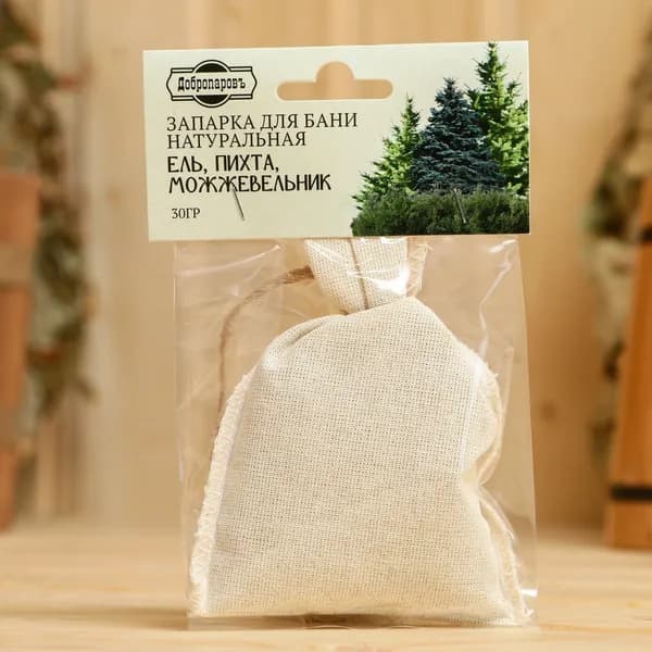 Запарка для бани натуральная "Ель, Пихта, Можжевельник", 30 гр