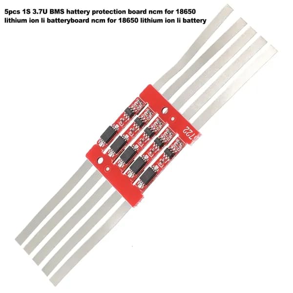 батарея 5pcs 1S 3.7V для платы защиты pcm для литий-ионной батареи 18-650 li