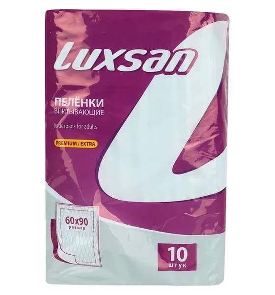 Люксан пеленки Premium Extra 60х90 N10