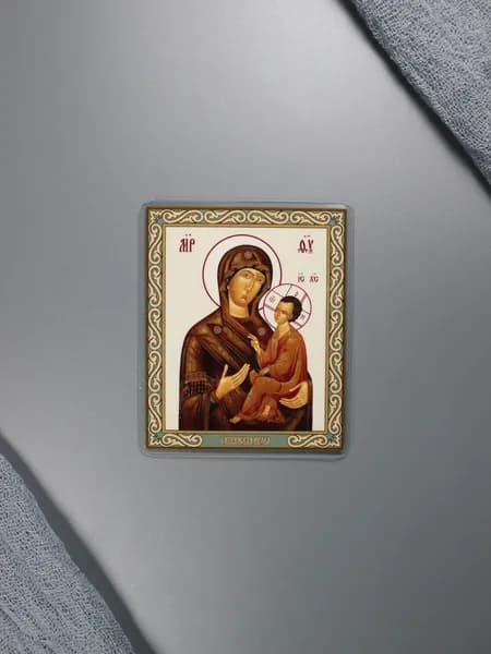 Тихвинская икона Богородицы (дорожная серия)