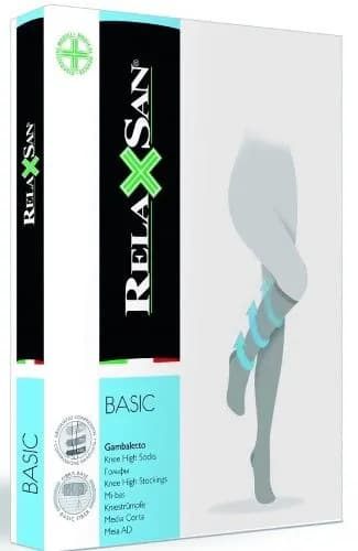 Relaxsan basic гольфы компрессионные gambaletto 280den 2 класс/22-27mmhg (арт 950) размер 3/телесный