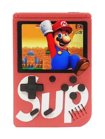 Портативная игровая приставка SUP Game Box 400 игр в (красная )