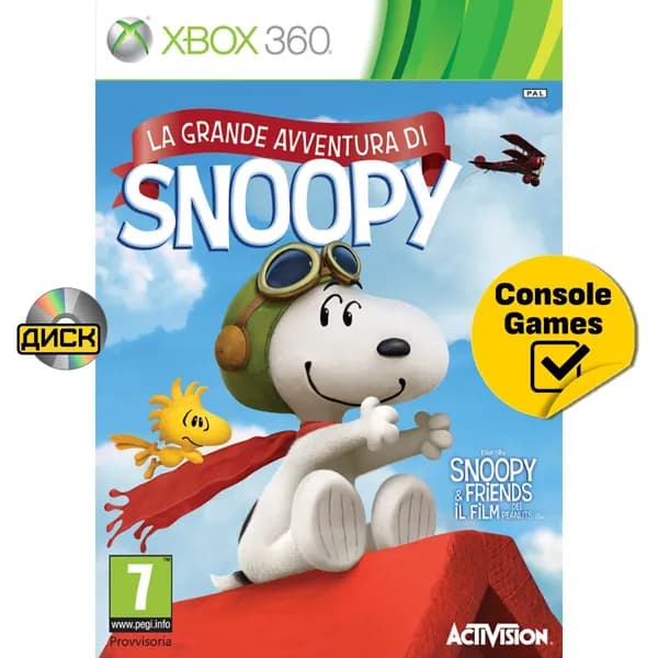 Игра Xbox 360 Снупи Большое приключение (XBox 360