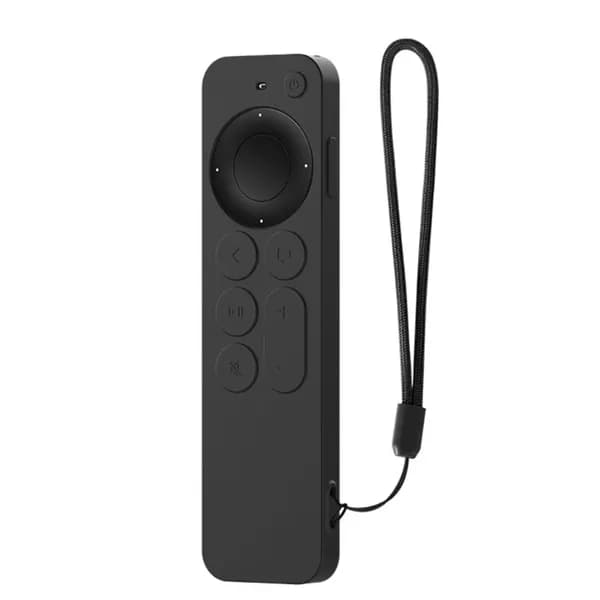(1 шт.) Подходит для пульта дистанционного управления Apple TV 6/7 силиконовый защитный чехол-черный